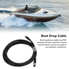 Backbone Drop Cable M12 Male Female Connector 5 Pins Waterproof 3 Meters Long