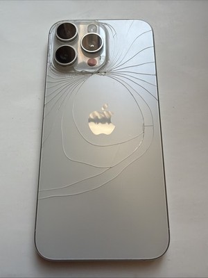 Apple iPhone 15 Pro Max 512GB White Titanium Unlocked A Grade BACK