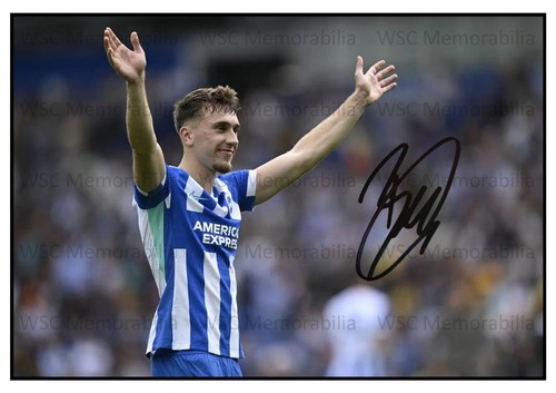 11220. Brajan Gruda Signed Pictures (A4 Prints) Brighton & Hove Albion FSV Mainz