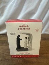 2016 Hallmark Star Wars Royal Or Rebel Ornament - Darth Vader And Princess Leia