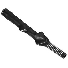 Golf Club Swing Training Grip 0.36" Right Handed Teaching Practice Aid Black