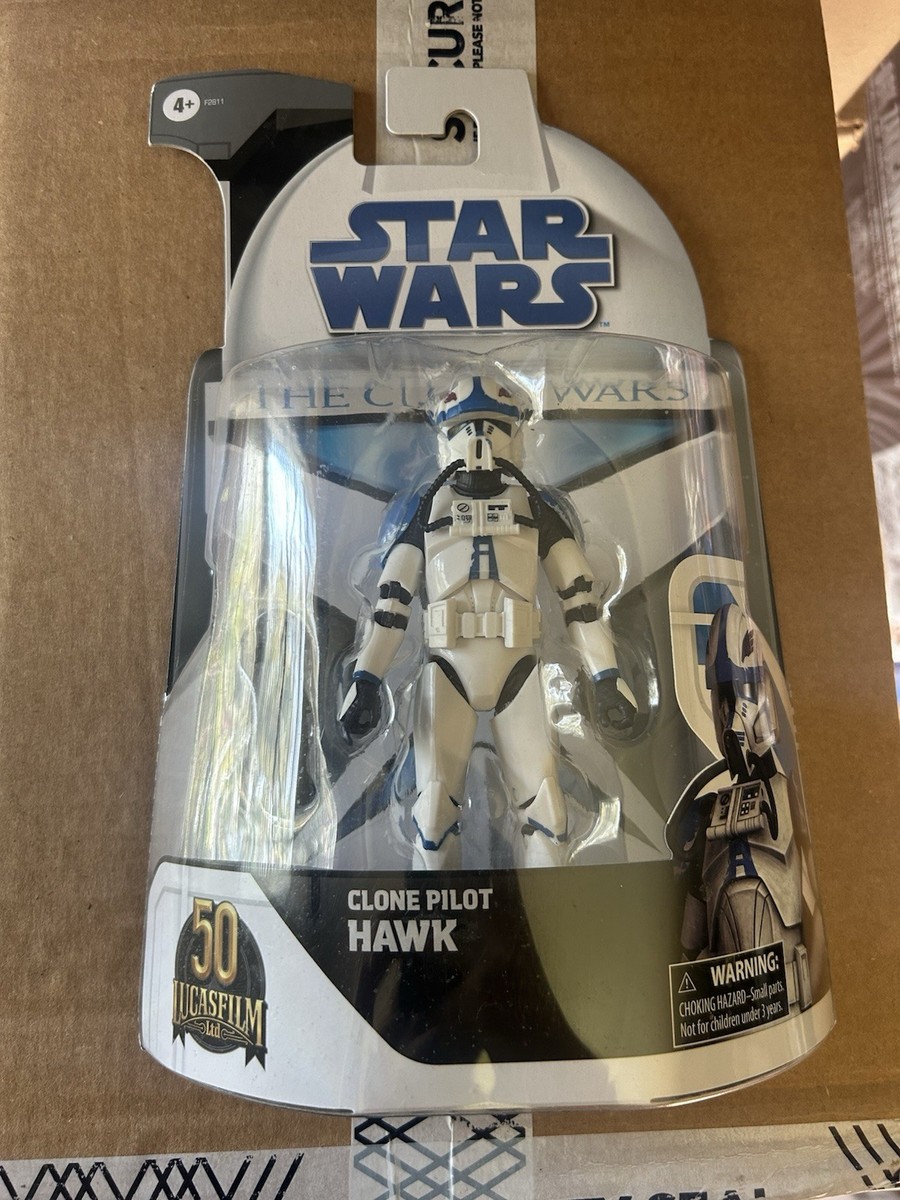 Star Wars The Clone Wars Black Series 501st Clone Pilot Hawk 6