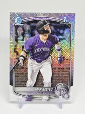 2025 Bowman Draft Chrome Max Belyeu 1st #BDC-5 Mojo Refractor MLB Rockies 