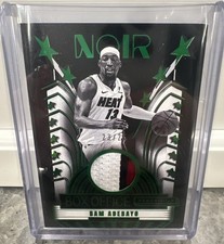 2024-25 Noir Box Office Emerald Bam Adebayo Patch 23/25 Heat SSP