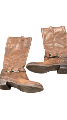 Jessica Simpson ''Essence'' Leather Riding Boots Size 6