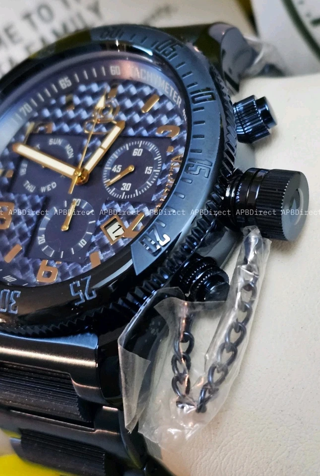 Invicta - Russian Diver - BLUE Label Swiss Z60 Chronograph 52mm LUME mens watch - Image 4 of 4