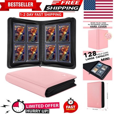 Portable Double-Sided 4 Pocket Top Loader Binder - Perfect For Card Enthusiasts