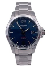 Longines Conquest VHP Men's Watch 41Mm Stainless Steel L37164966 Discounted New