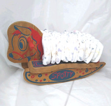 1950s Vintage Toddler Rocking Horse  spotty  Repurpose Ideas