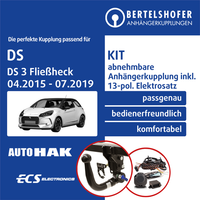 FüR Kia E-Soul Typ SK3 01.2019-Jetzt Ahk Abnehmbar +13Pol Spezifisch E-Satz Eba