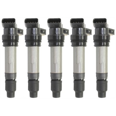 Set of 5 Ignition Coils for Volvo S60 XC60 V60 S80 XC70 XC90 Land Rover LR2 V70