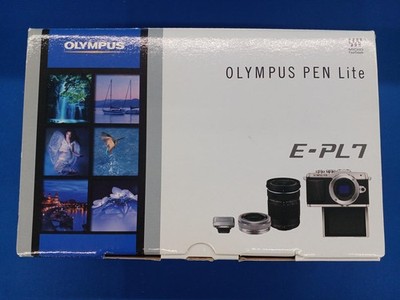 Olympus Pen Lite E-PL7 Mirrorless Camera Kit 14-42mm & 40-150mm Lens Used