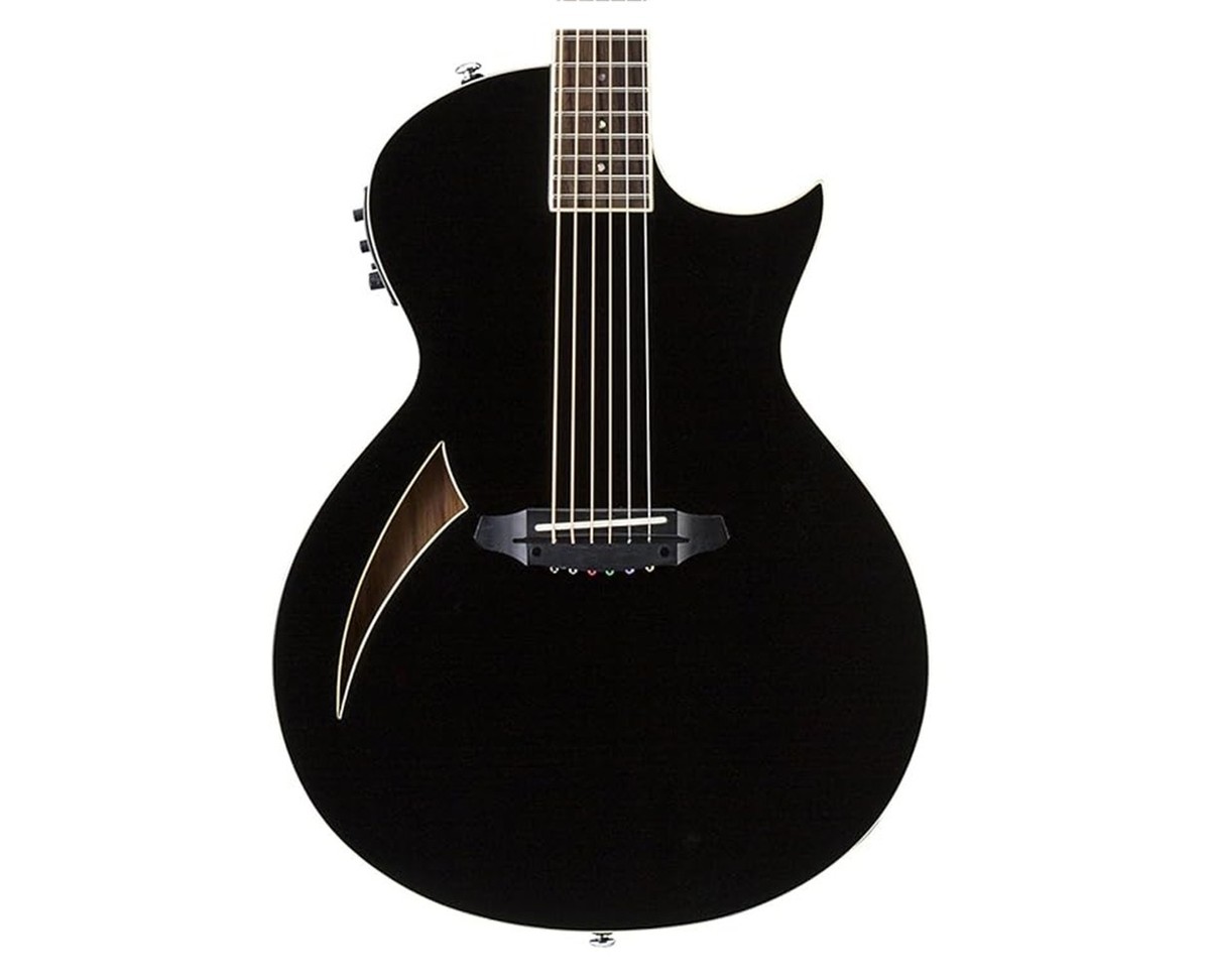 ESP LTD TL-6 Thin Line Acoustic-Electric Guitar - Black for