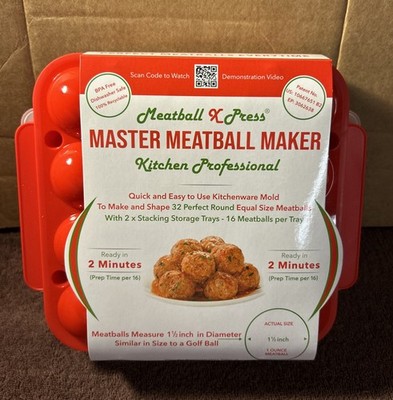MeatBall Xpress Master Meatball Maker Kitchen Professional