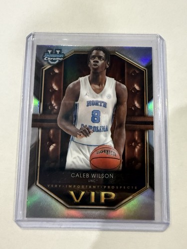 Caleb Wilson 2025-26 Topps Bowman U Chrome Refractor VIP #VIP-9