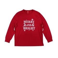 Family Pajamas Men s Mix-It Merry Bright Pajama Set, Red XL Holiday Sleepwear