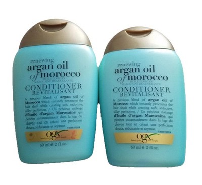 OGX Renewing Argan Oil of Morocco Conditioner 2 fl oz each X 2