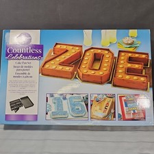 Wilton Countless Celebrations Cake Baking Mold Pan Set Letters Numbers Symbols