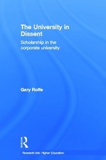 The University in Dissent: Scholarship in the...