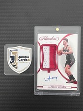 Alperen Sengun 2021-22 Panini Flawless Game Worn Patch Auto Red 02/15