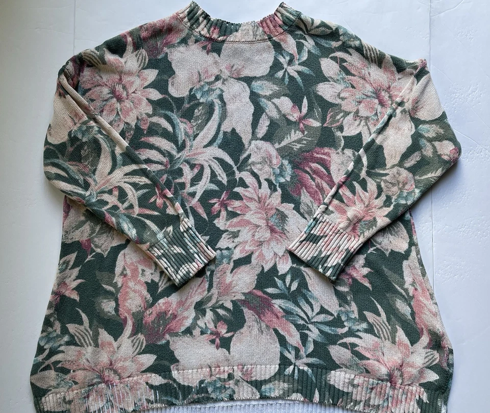 Suéter Show Me Your Mumu para mujer Fireside flor hora tejido manga larga Foto 4 de 4