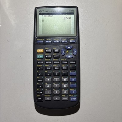 Texas Instruments TI-83 Graphing Calculator 