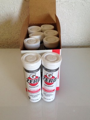 Gatorade Zero Sugar Tablets Watermelon Flavor 8 Tubes Total of 80 Tablets