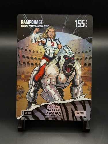 Bo Jackson’s Battle Arena Ramponage Coliseum Battlefoil CBF-549 *Debut* 🔥