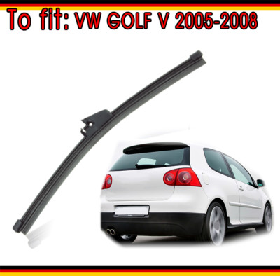 Direct Fit Rear Wiper Blade Replacement Fits VW Golf V 2005-2008 13''V