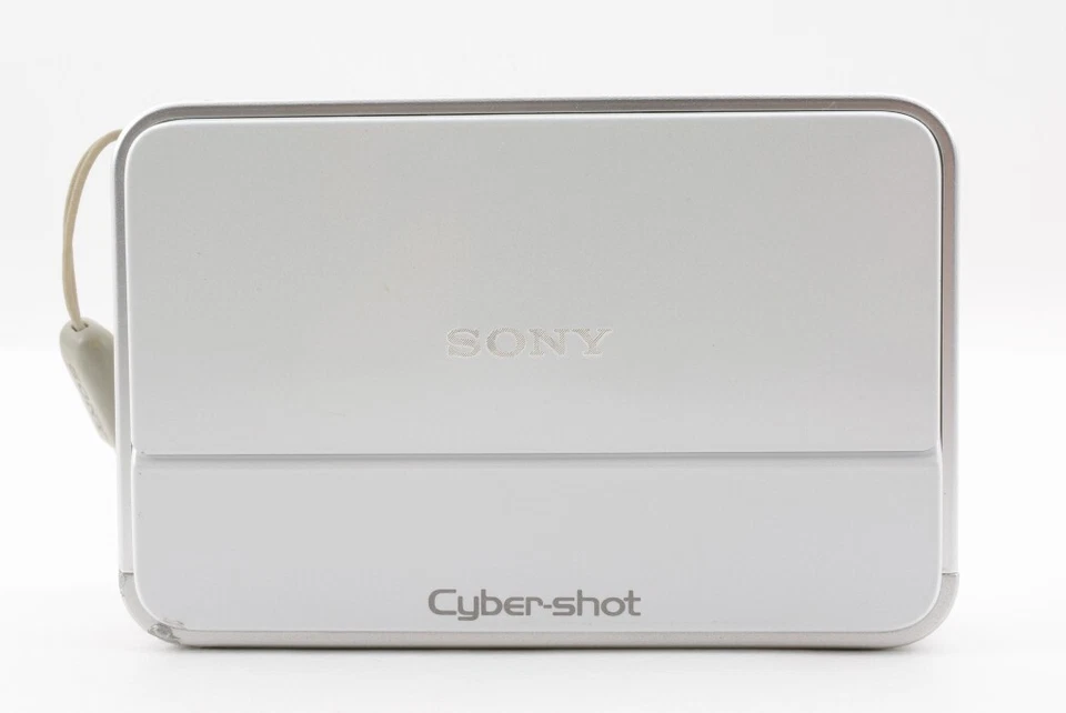 [Exc] Sony Cyber-Shot DSC T2 White Compact Digital Camera +Charger From Japan - Image 2 of 4