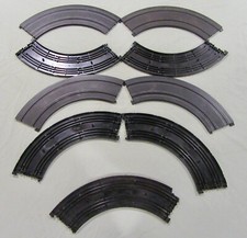 Tyco Slot Car 9  1/4 Circle 5749  5749-1 Tracks For Repair Broken Tabs 9 Pieces