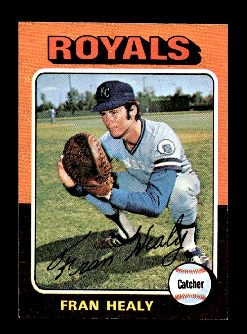1975 Topps MINI #251 Fran Healy Royals NEAR MINT *8m