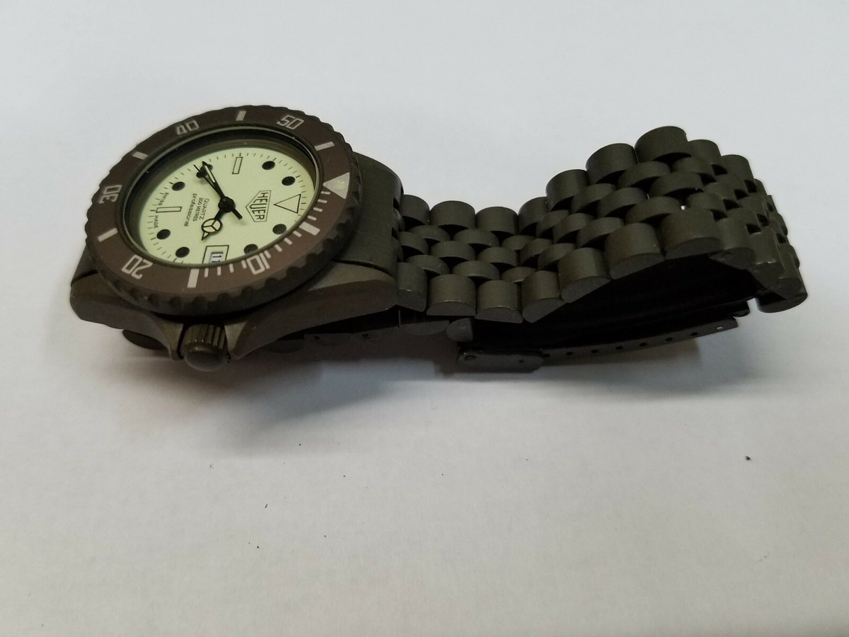 HEUER GREEN / 6133 W20 / 981.115 / SWISS VINTAGE RARE COLLECTIBLE