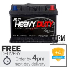 PROFESSIONAL 12v HEAVY DUTY 075 Car Battery / Van Battery 60ah