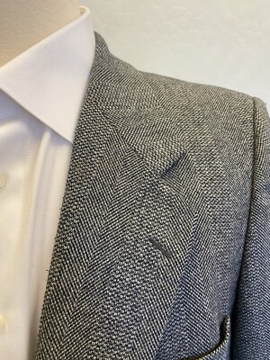 Yves Saint Laurent YSL Made in France Vintage Wool Jacket in Gray