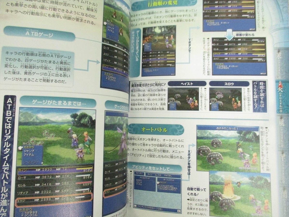 FINAL FANTASY IV 4 Wolrd Master Guide Nintendo DS Book Japan