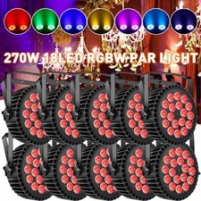 270W 18LED PAR Lights RGBW Stage Lighting DMX DJ Disco Party Club Xmas Bar Light