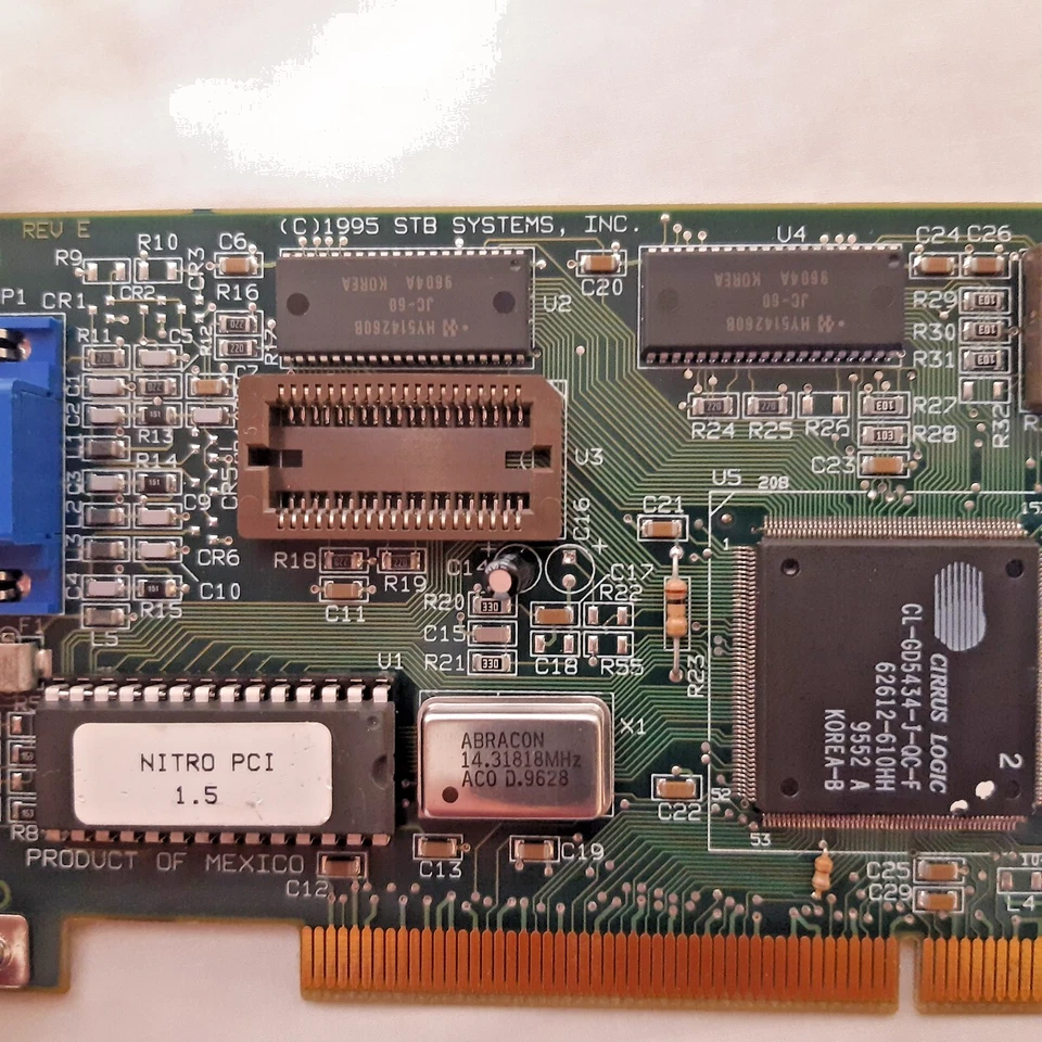 VINTAGE STB Nitro 1.5 PCI Industrial VGA Card, Cirrus Logic, DISPLAY MODEL NOS - Image 2 of 4