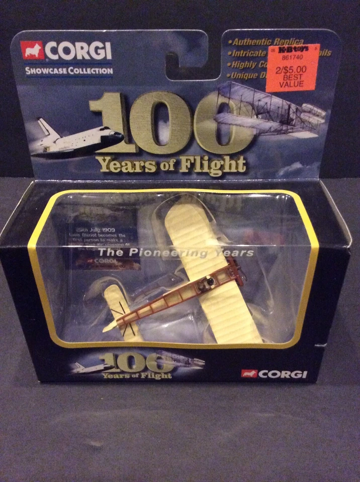 Corgi 100 Years Of Flight Pioneer Collection Lot of 2 Wright Flyer Louis Bieriot - Image 3 of 4