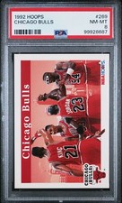 1992 HOOPS #269 CHICAGO BULLS PSA 8