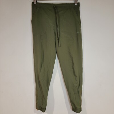 Albion Pants Womens XXS Green Jetsetter Jogger Drawstring Elastic Waist