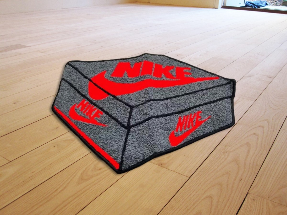 新品JORDAN1 CHICAGO rugラグ　マット Rug - Jordan 1 Retro - Chicago 60x40cm at MR. Riegillio