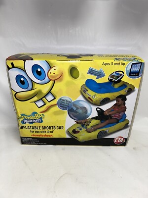SpongeBob SquarePants Nickelodeon Inflatable Sports Car For Use With iPad