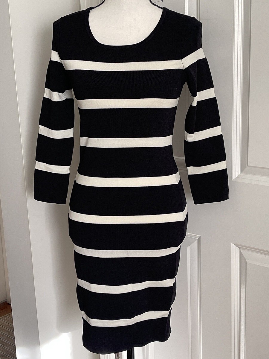Mango Suit Striped Women White And Black knit Body Dress Size XS | eBay Mango Suit Striped Women White And Black knit Body Dress Size XS | eBay