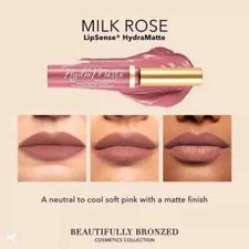 LipSense HydraMatte Milk Rose Long Lasting Matte Lip Color Full Size Sealed