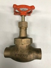  Stockham 1-1/4"  Bronze Glove Valve, 150 S , 300 OWP Socket Weld made in USA