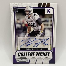 2021 Contenders Draft Picks Paddy Fisher Auto #178