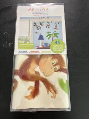 RoomMates Wall Decals Monkey Jungle Theme