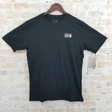 NWT Mountain Hardwear Regular MHW Back Logo Short Sleeve Black T-Shirt Small