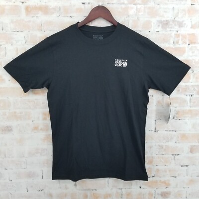 NWT Mountain Hardwear Regular MHW Back Logo Short Sleeve Black T-Shirt Small